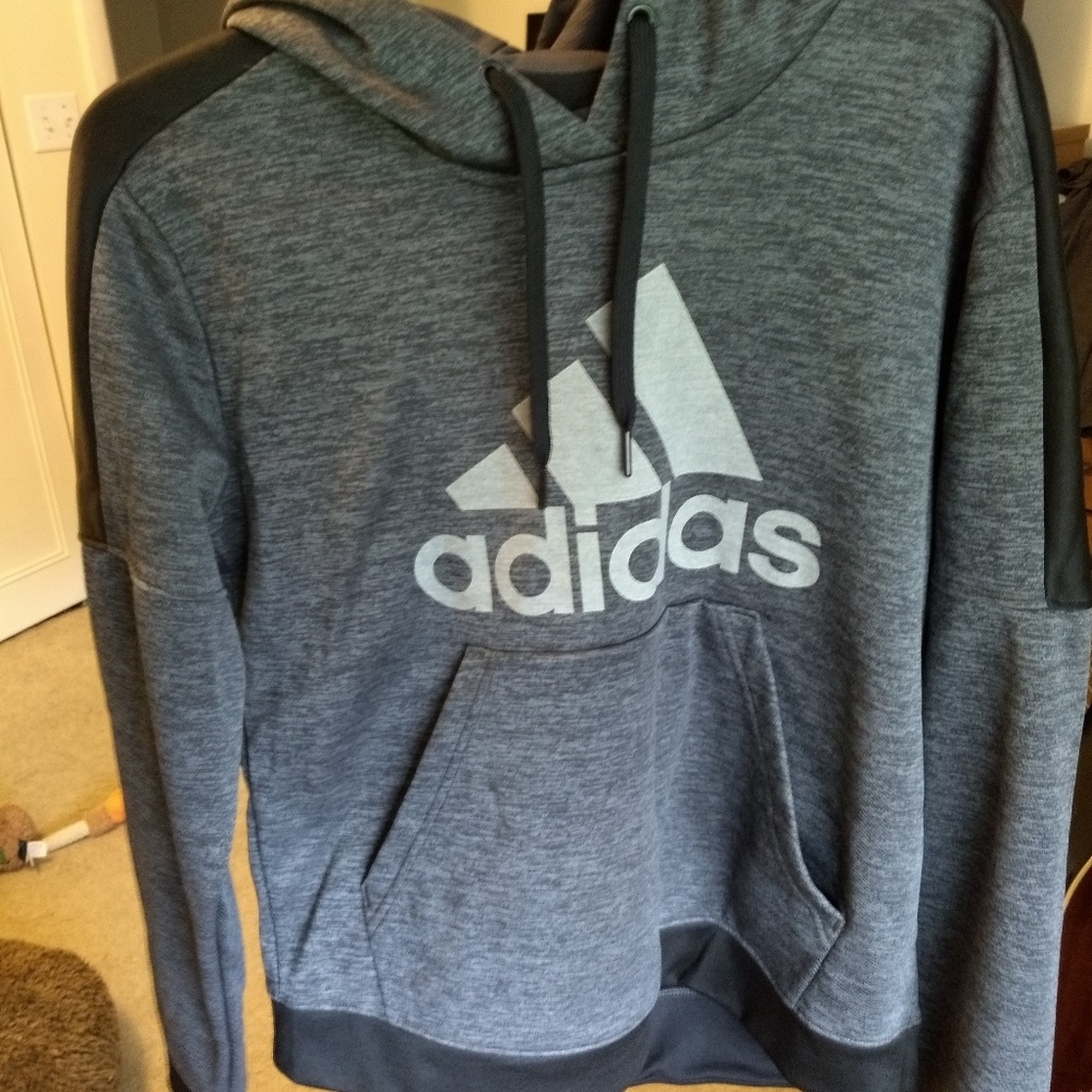 Women's ADIDAS black heather hoodie BNWOT